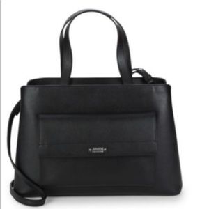 🆕 ARMANI COLLEZIONI - Open Top Leather Satchel